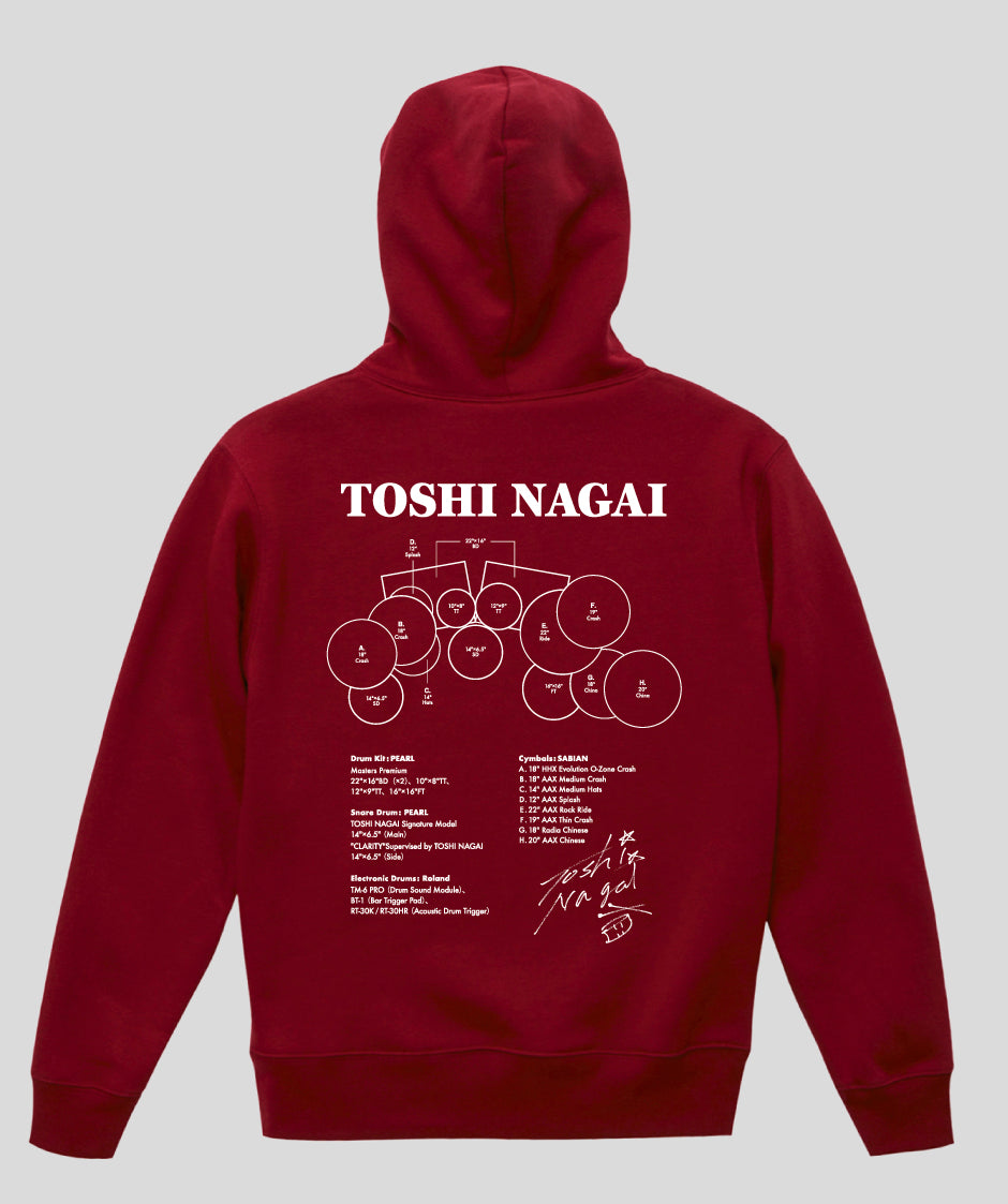 Drummer's Set Up Vol.20 TOSHI NAGAI “Hoodie”