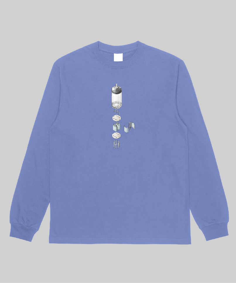 真空管の構造〜双三極管12AX7(中央配置)ロンT