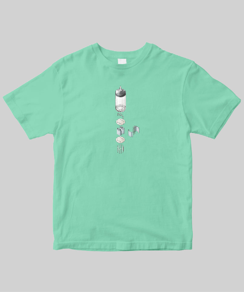 真空管の構造〜双三極管12AX7(中央配置)