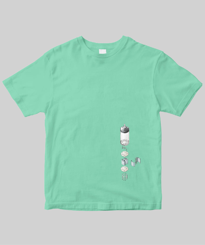 真空管の構造〜双三極管12AX7(オフセット配置)