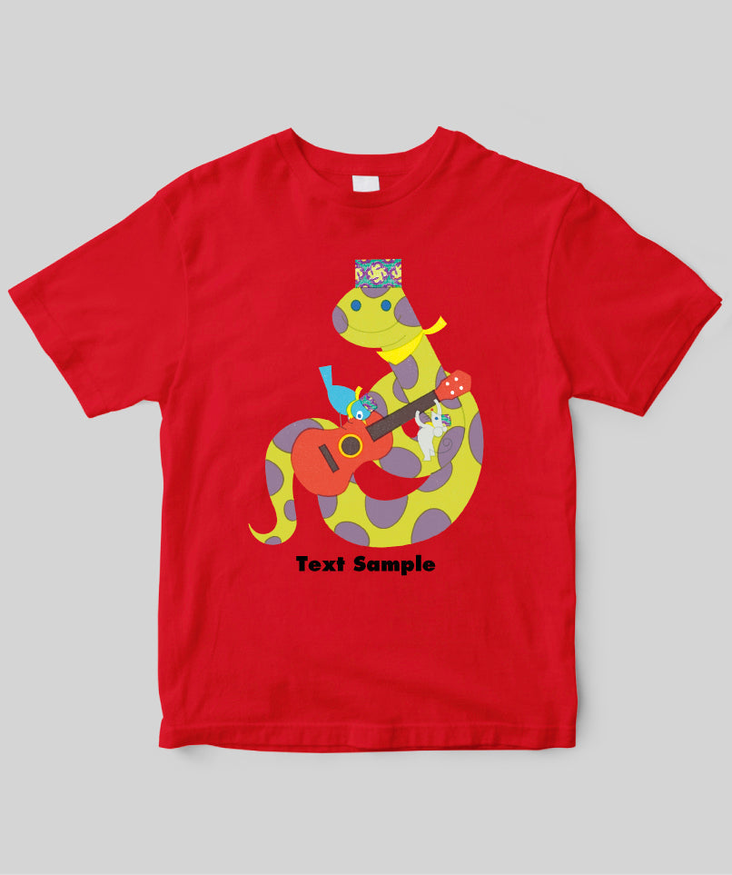 ■文字入れ可■ オリジナルカバーイラストTシャツ Vol.32