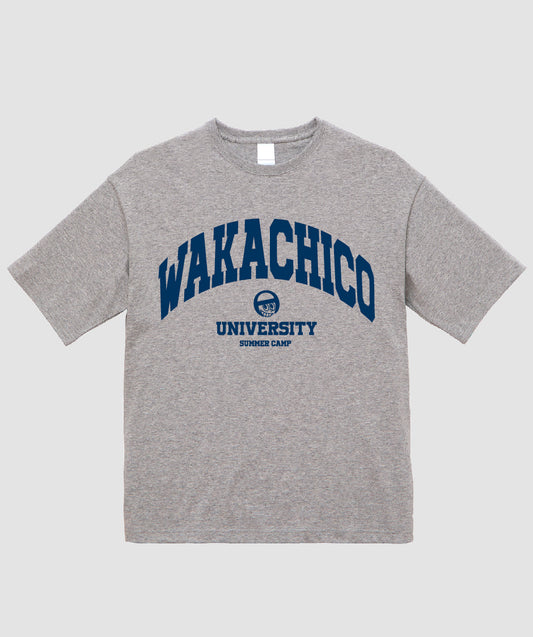 ワカチコ大学Tシャツ(ビッグシルエット)