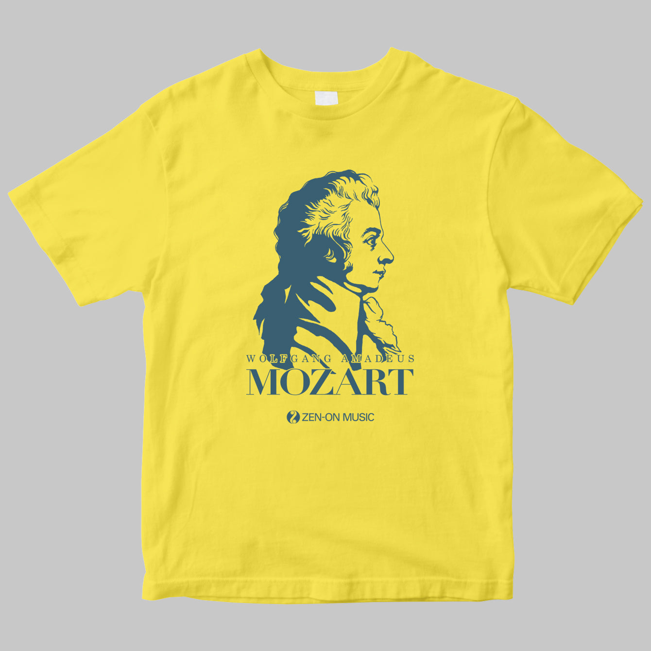 全音楽譜出版社のロゴTシャツ(モーツァルト)