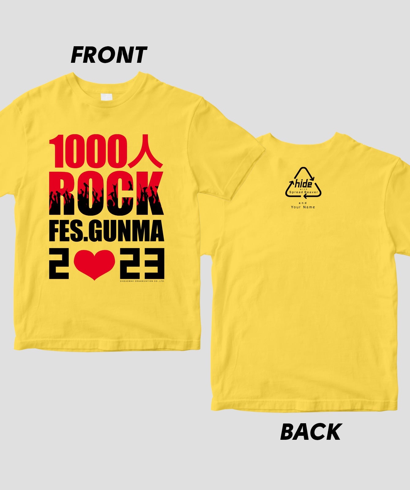 1000人ROCK FES.GUNMA 2023 』Tシャツ – T-OD