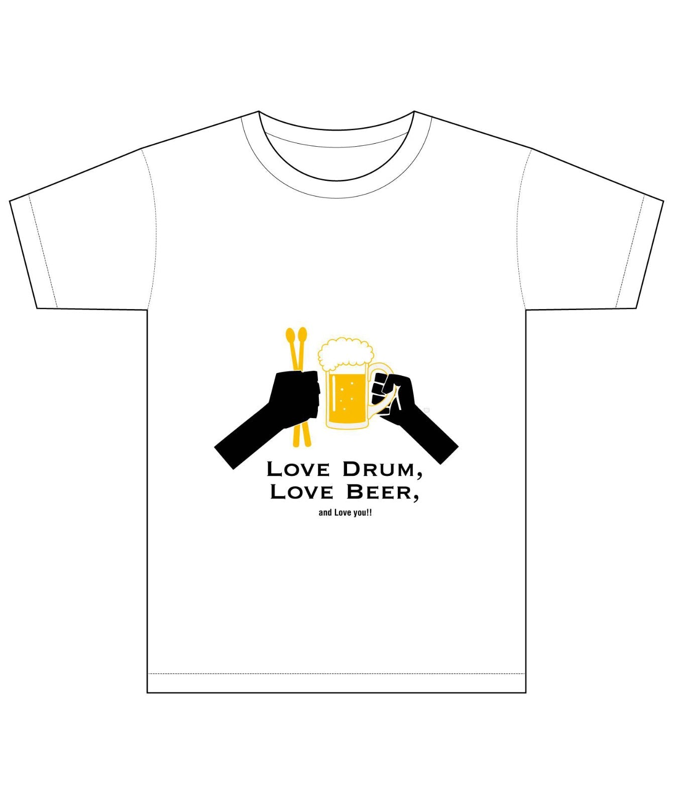 ■文字入れ可■ドラム&ビール typeC