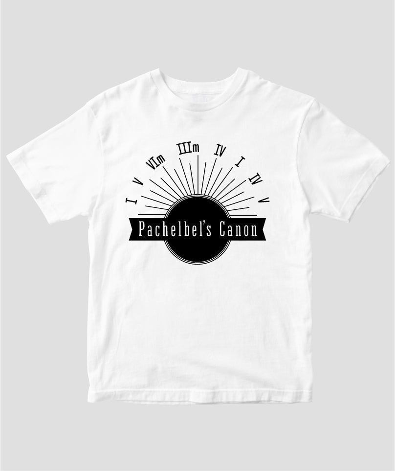名曲コード進行Tシャツ Vol.2〜カノン進行 Type B