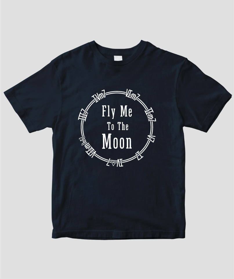 名曲コード進行Tシャツ Vol.4~Fly Me To The Moon進行 Type A