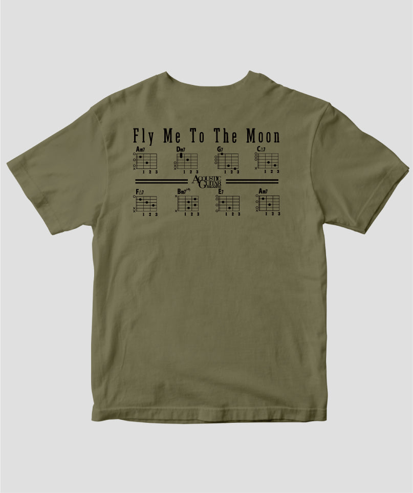 名曲コード進行Tシャツ Vol.4~Fly Me To The Moon進行 Type A