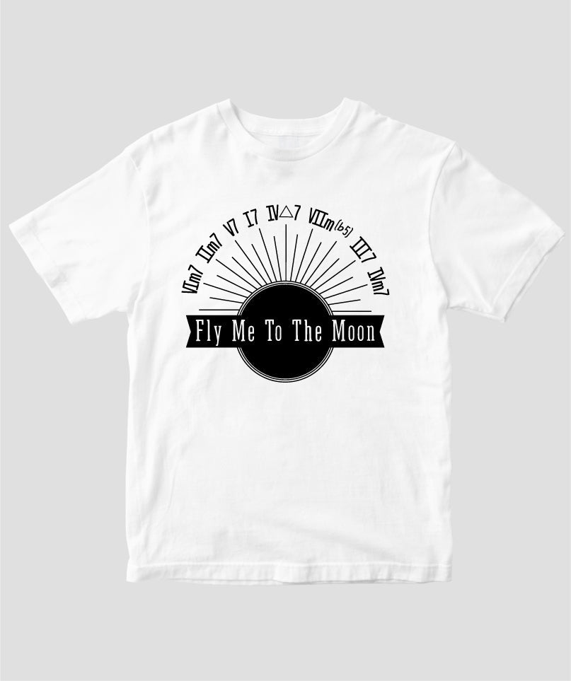 名曲コード進行Tシャツ Vol.4~Fly Me To The Moon進行 Type B