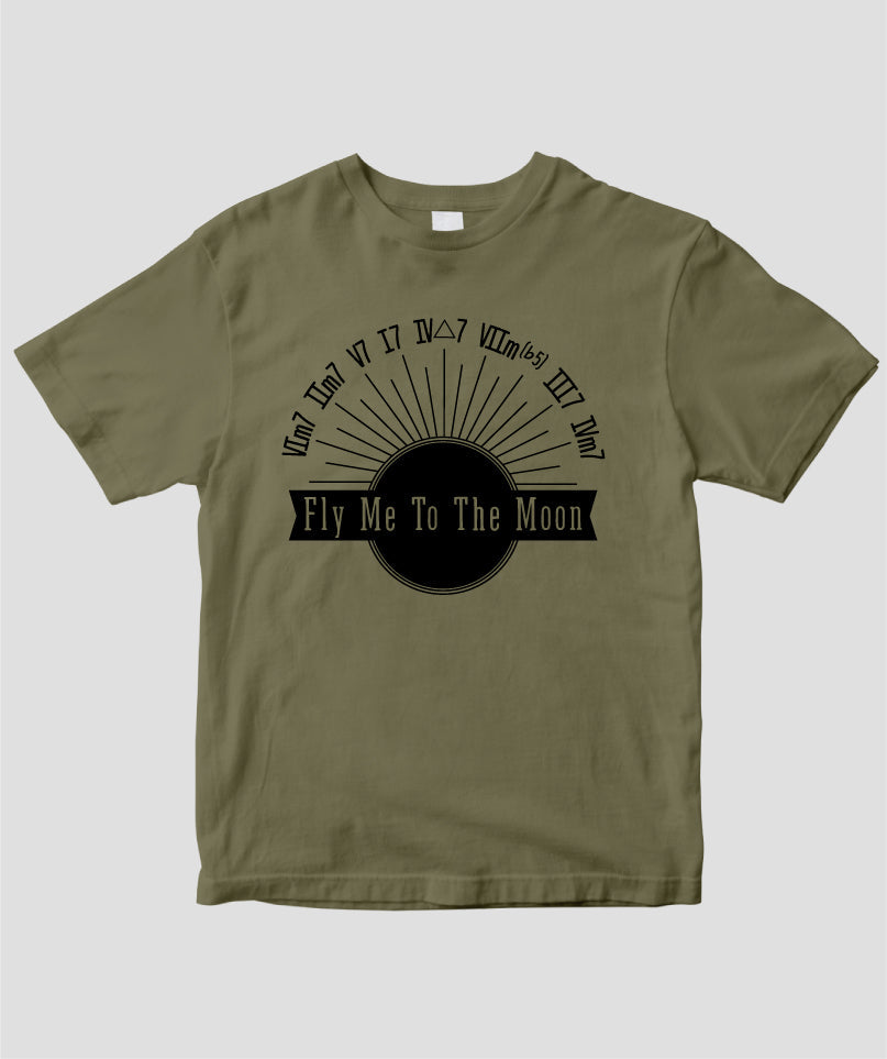 名曲コード進行Tシャツ Vol.4~Fly Me To The Moon進行 Type B