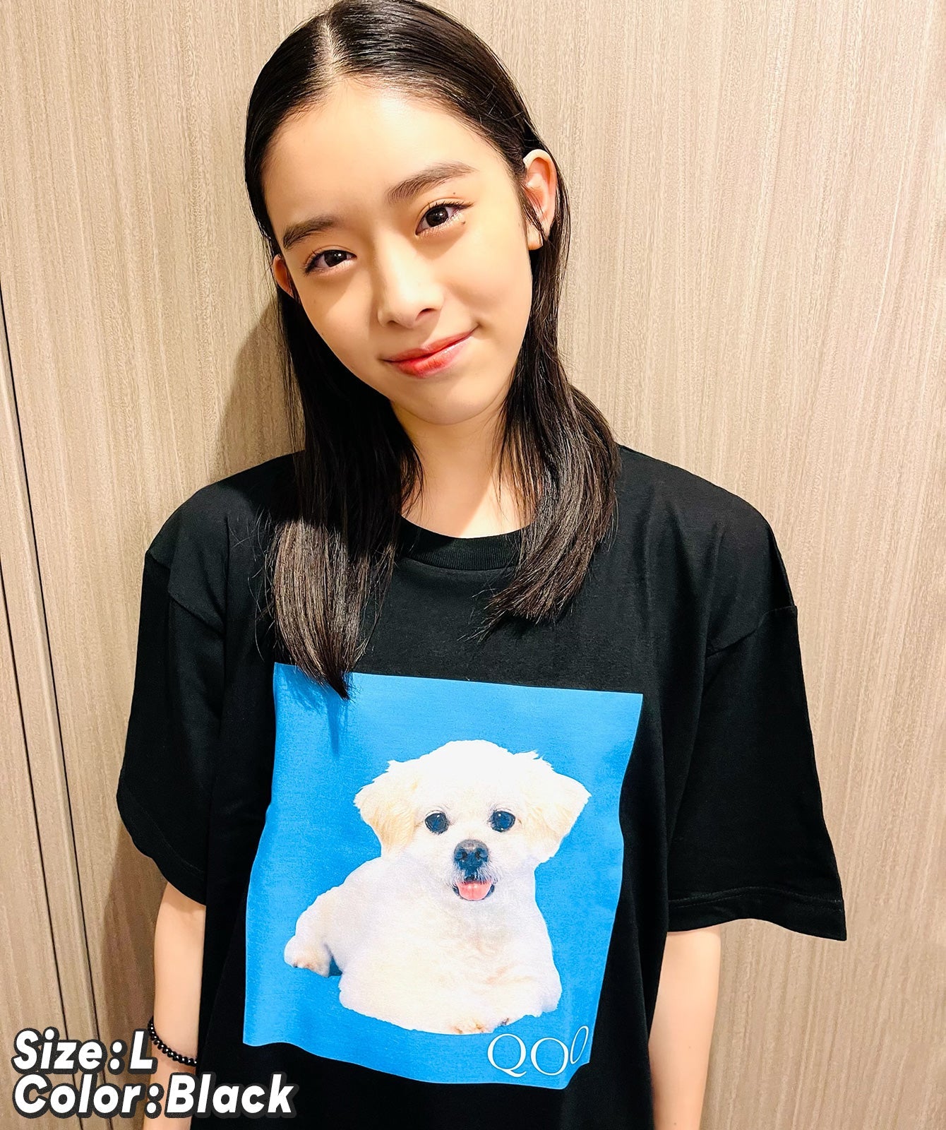 愛犬QOOちゃんTシャツ/風見和香(私立恵比寿中学)