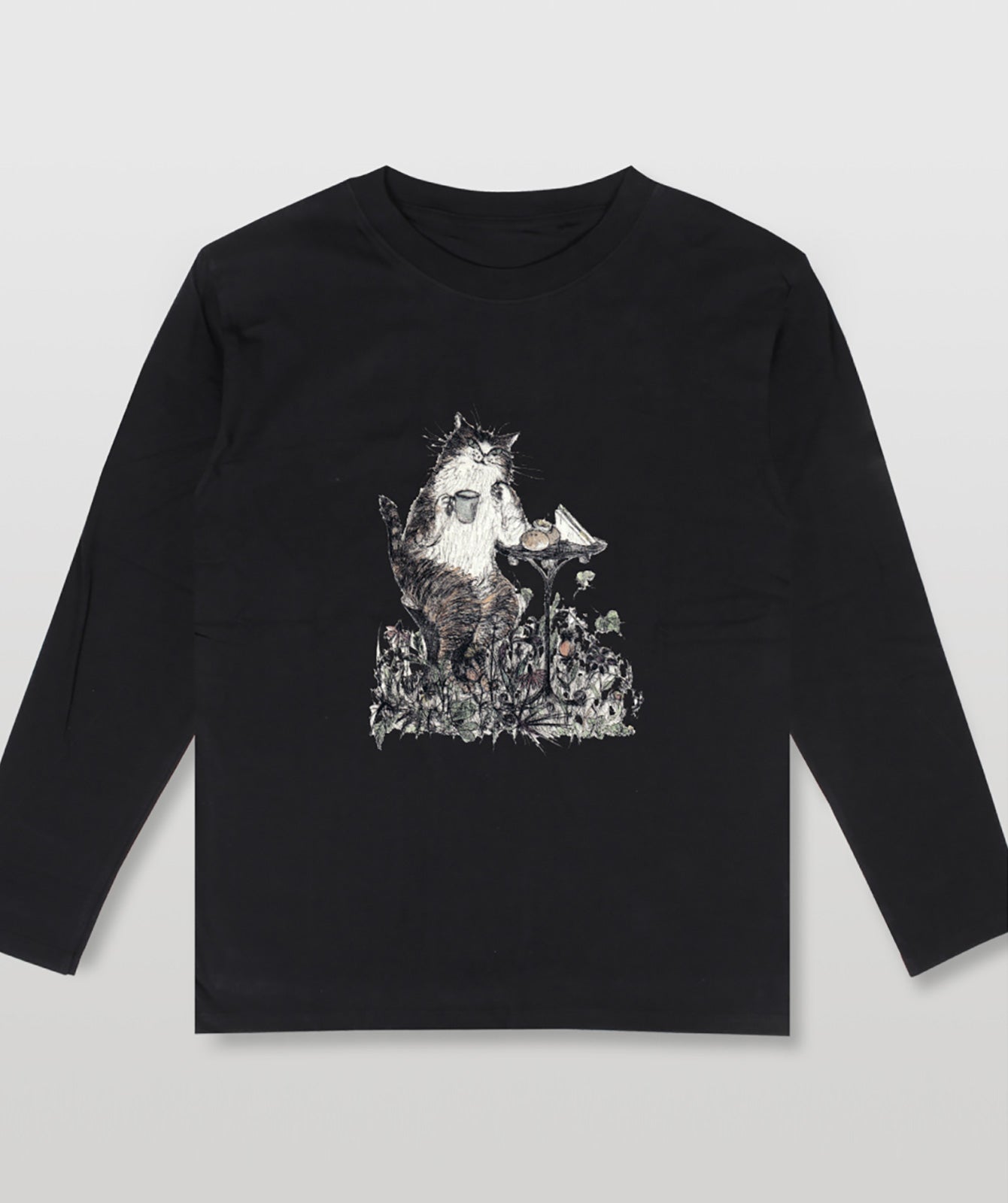 珈琲猫 / Yoshie Shibaike(ロンT)