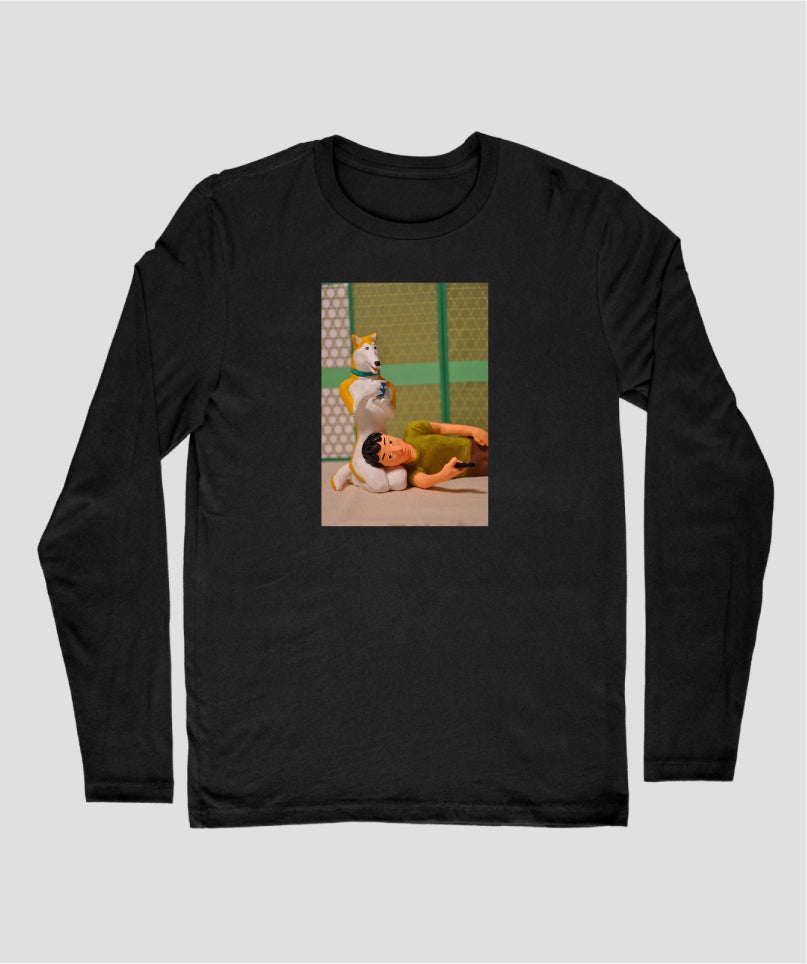 ひざまくら / Lying on Dog Lap / .ロク