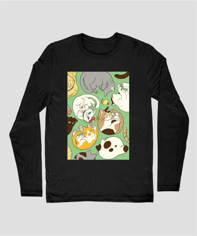 「ねこたち」 / かルル(ロンT)