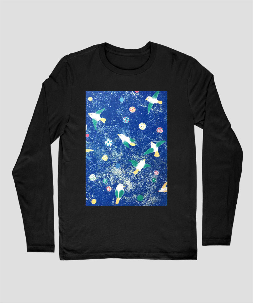 「-小さな鳥のはじまりの歌-散らばった!」 / 豊島舞(ロンT)