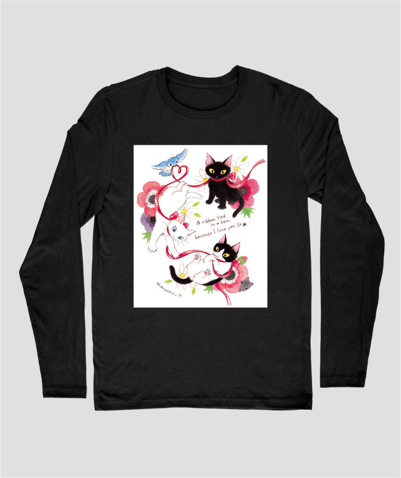 Ribbon Cat / 仲田愛美(ロンT)