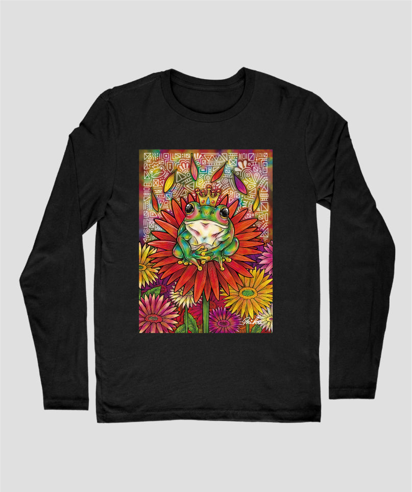 ガーベラとカエルの王子様 / MIKA animal(ロンT)