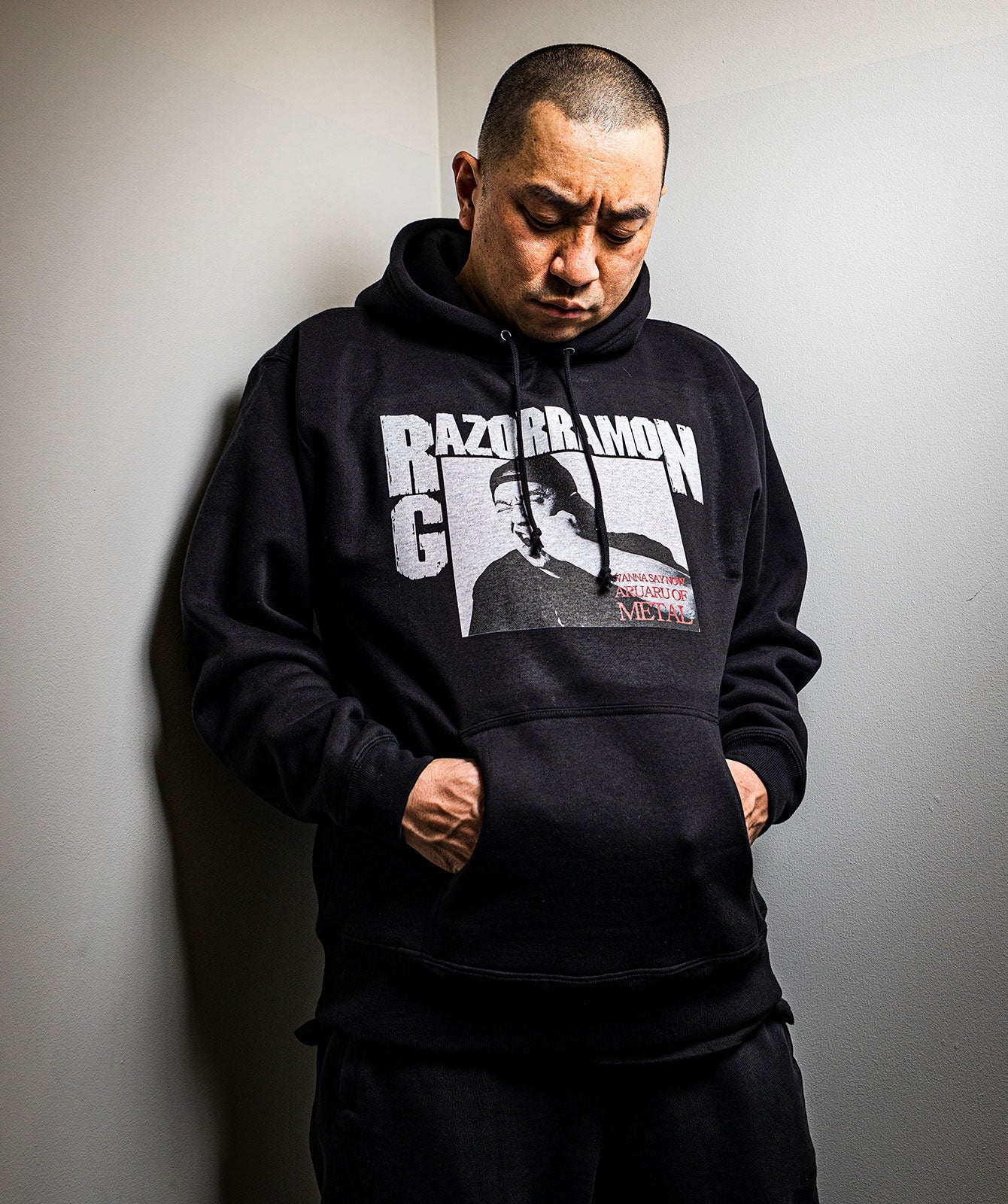 METAL HAMMER JAPAN Presents/レイザーラモンRG“ARUARU of METAL”パーカー