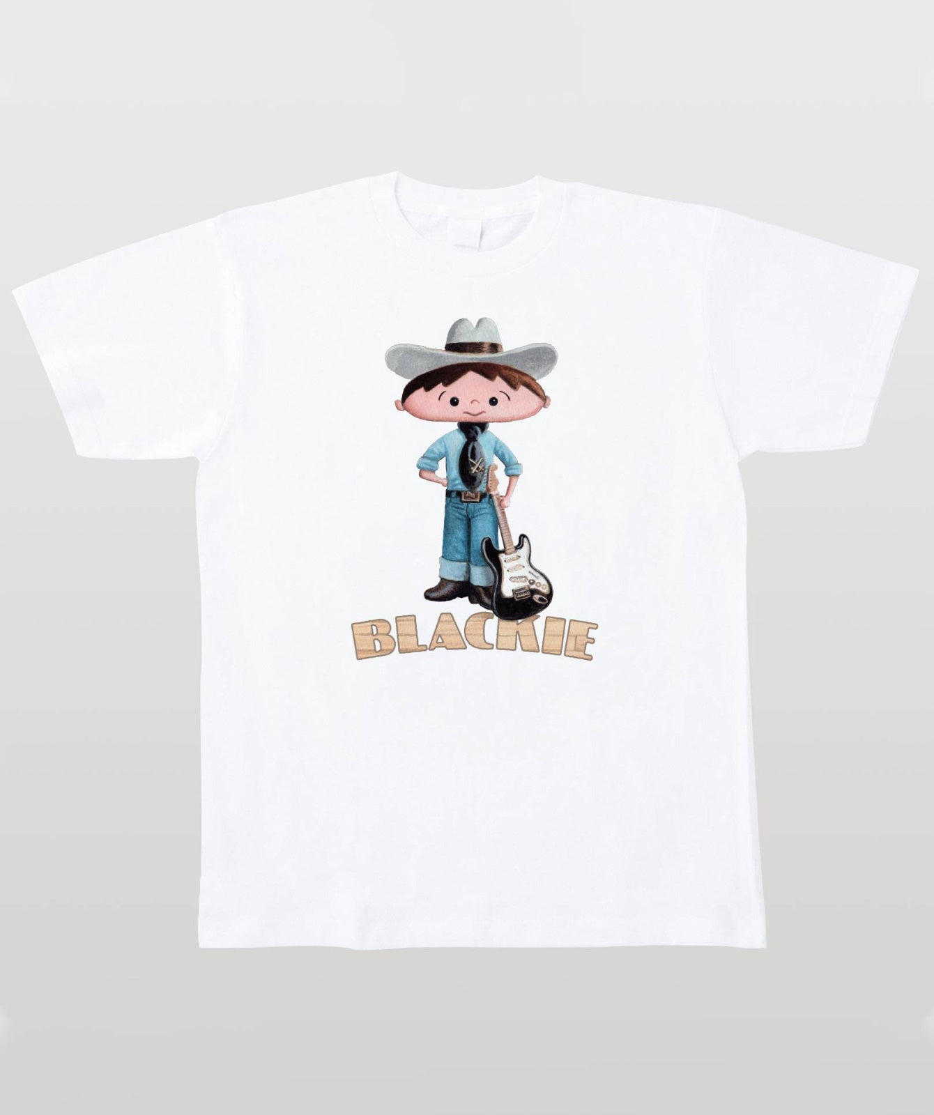 たとえば、ブラッキーとレコスケくんTシャツ