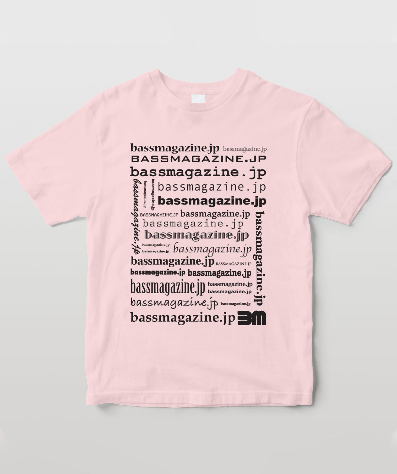 bassmagazine.jp Tシャツ-黒文字