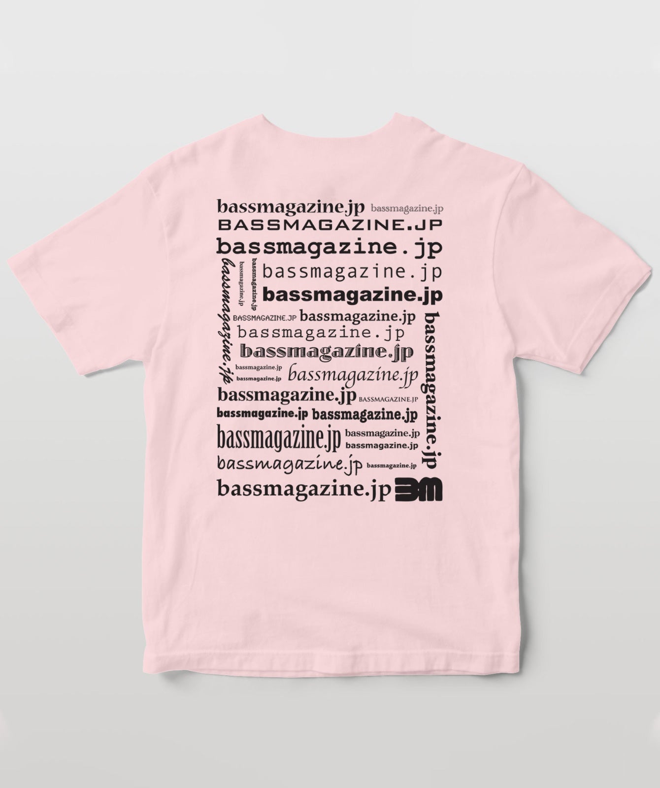 文末マーク(小) Tシャツ-黒文字(両面印刷)