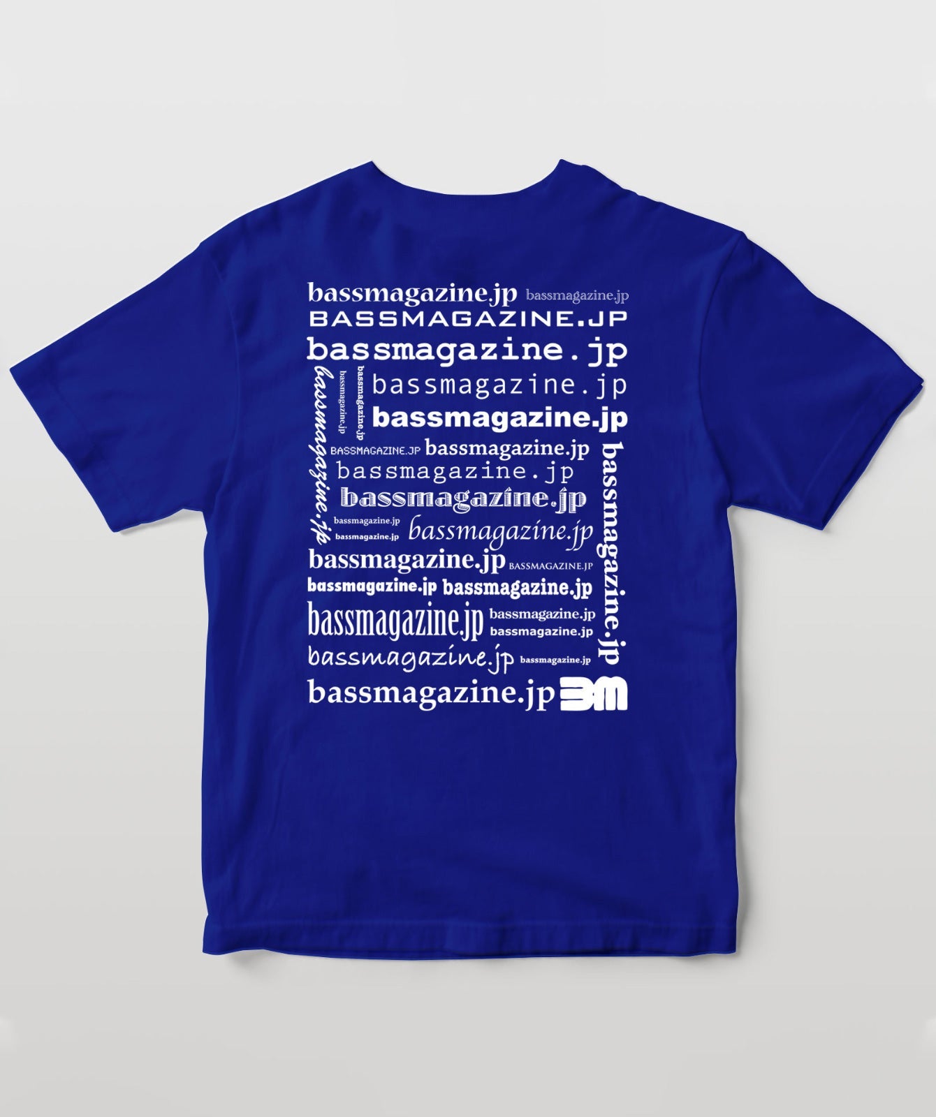 文末マーク(小) Tシャツ-白文字(両面印刷)