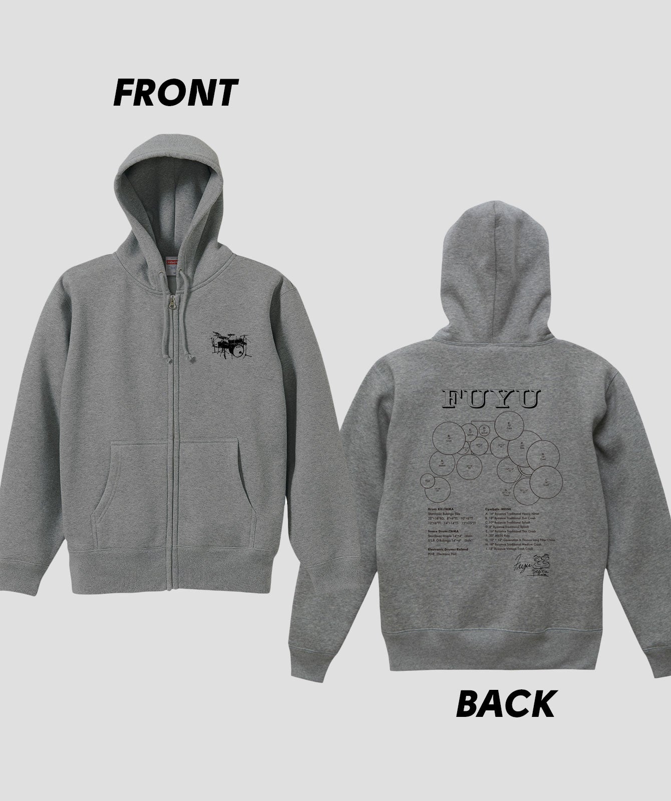 Drummer's Set Up Vol.07 FUYU “Hoodie”