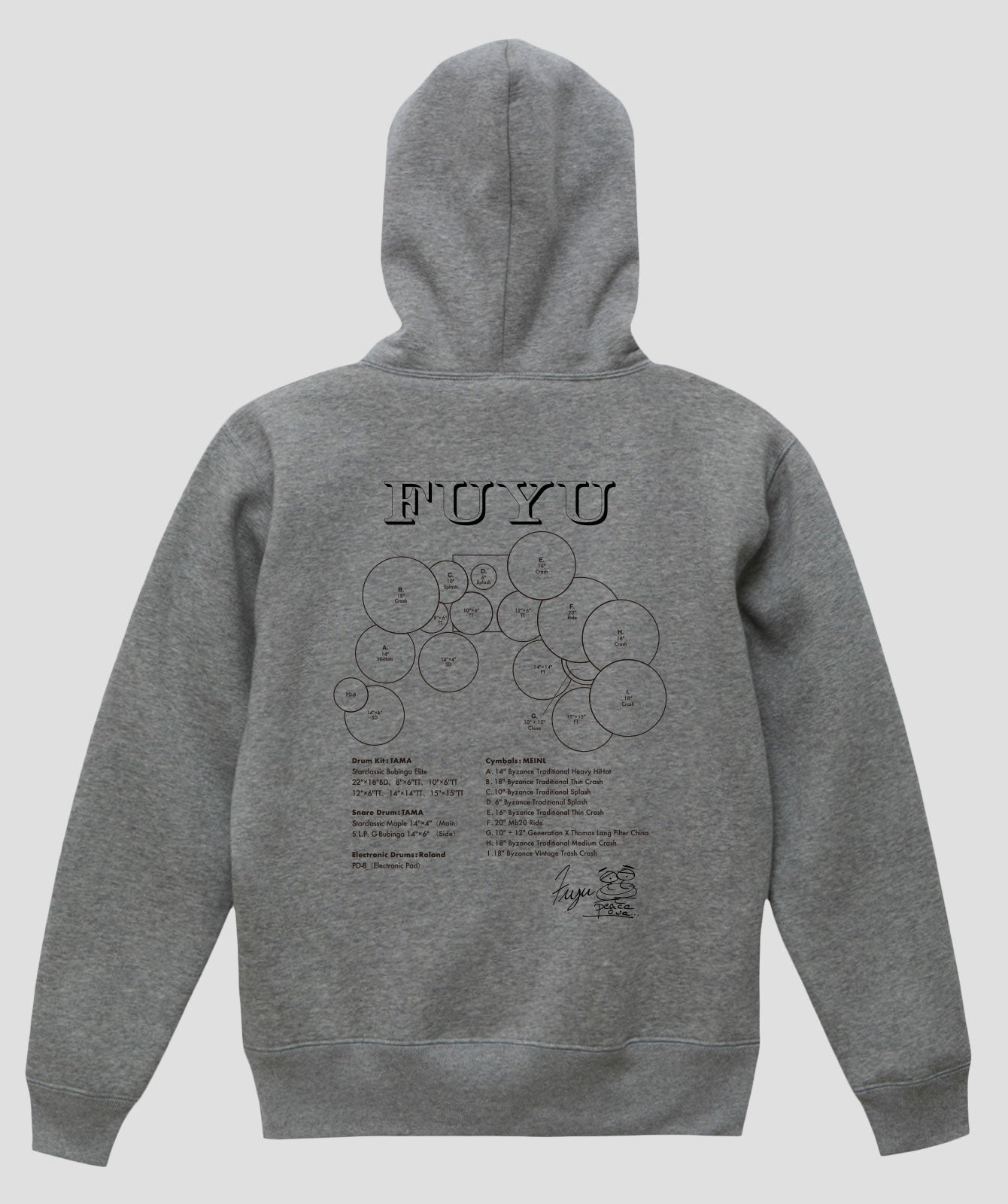 Drummer's Set Up Vol.07 FUYU “Hoodie”