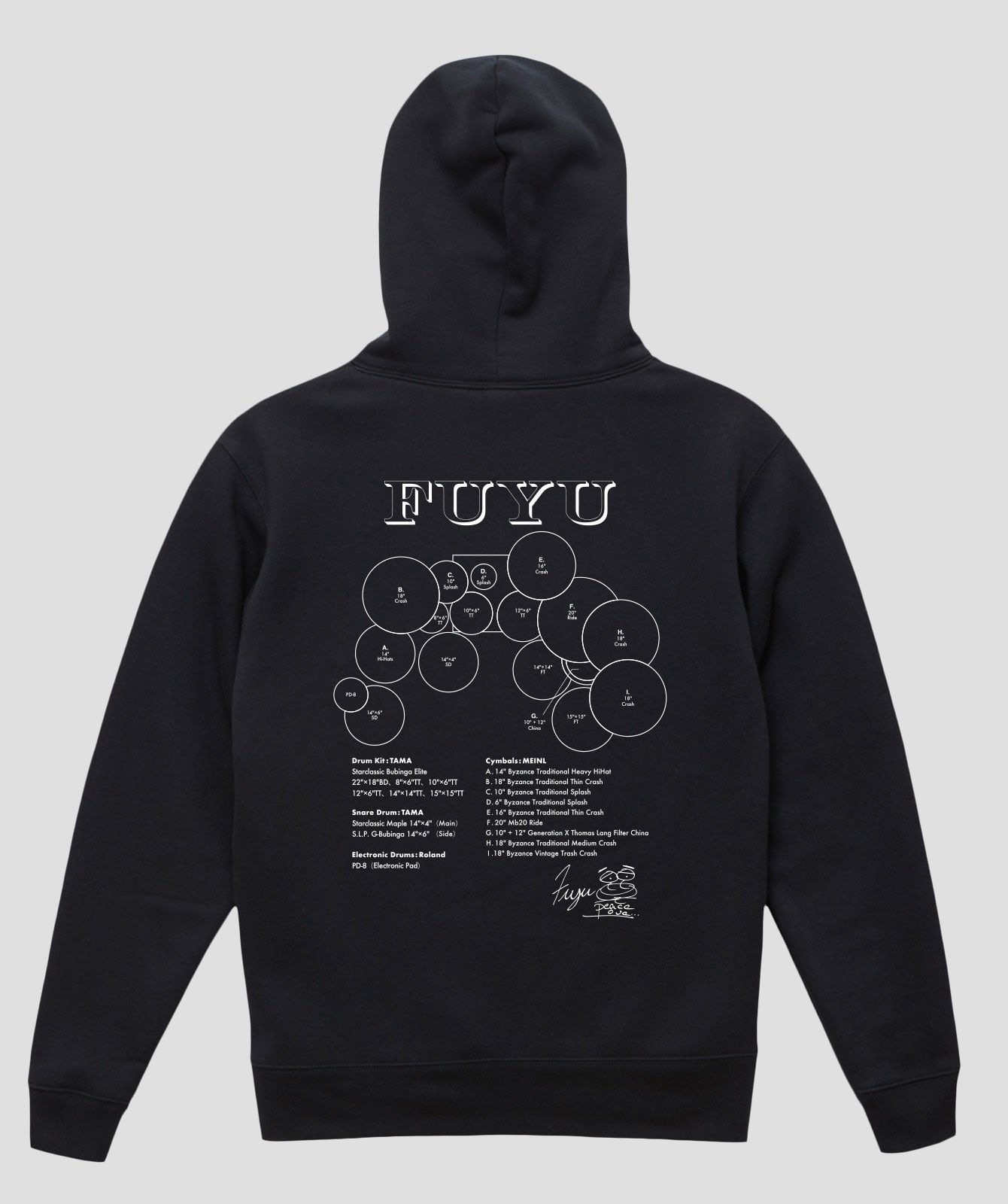 Drummer's Set Up Vol.07 FUYU “Hoodie”