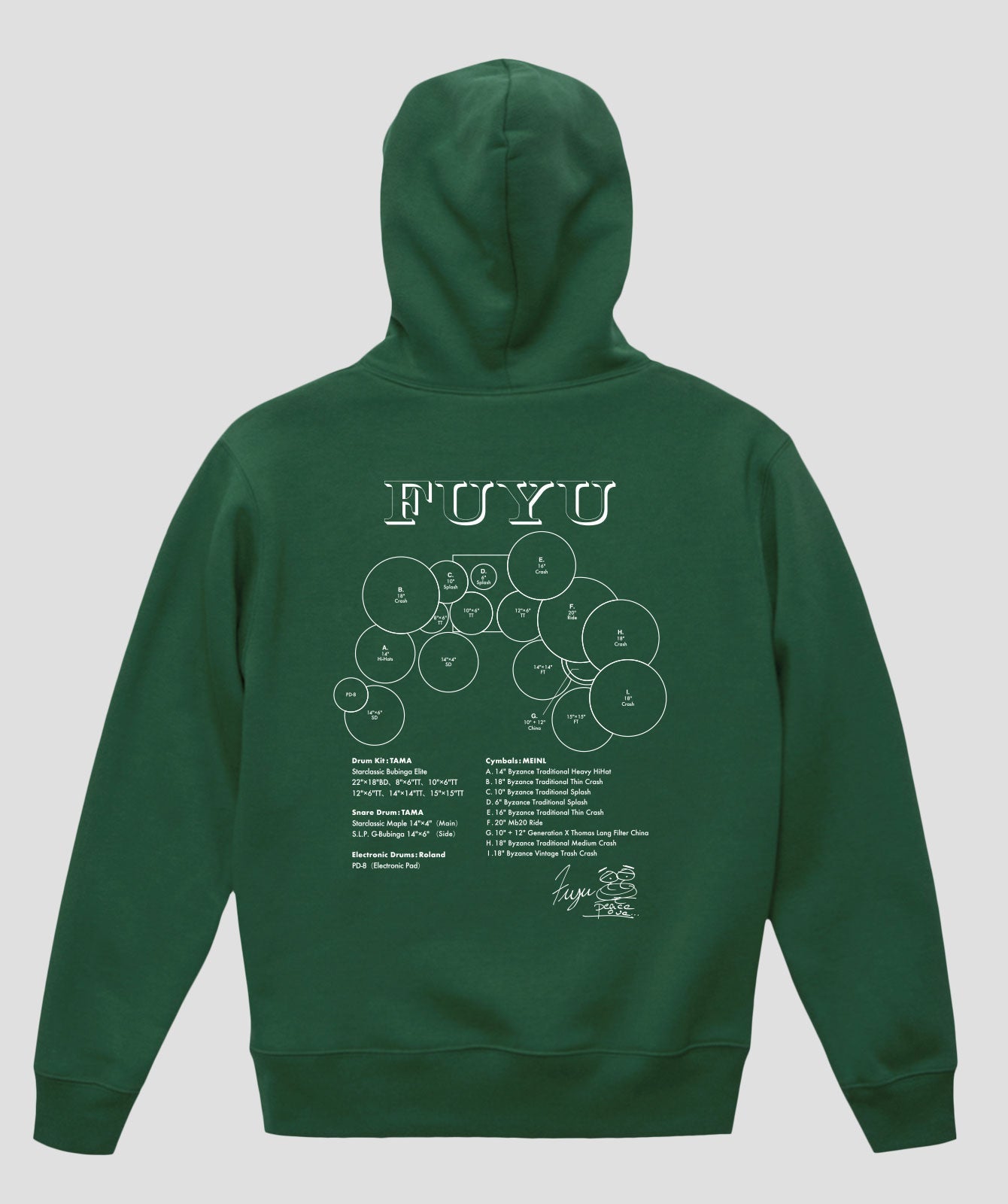 Drummer's Set Up Vol.07 FUYU “Hoodie”