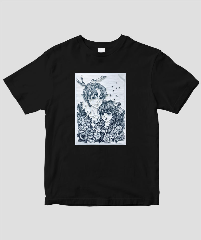 『with』消しゴムはんこ原版 / Chidoriashi-han