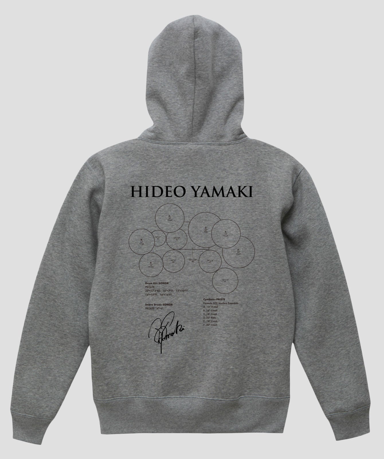 Drummer's Set Up Vol.02 山木 秀夫 “Hoodie”
