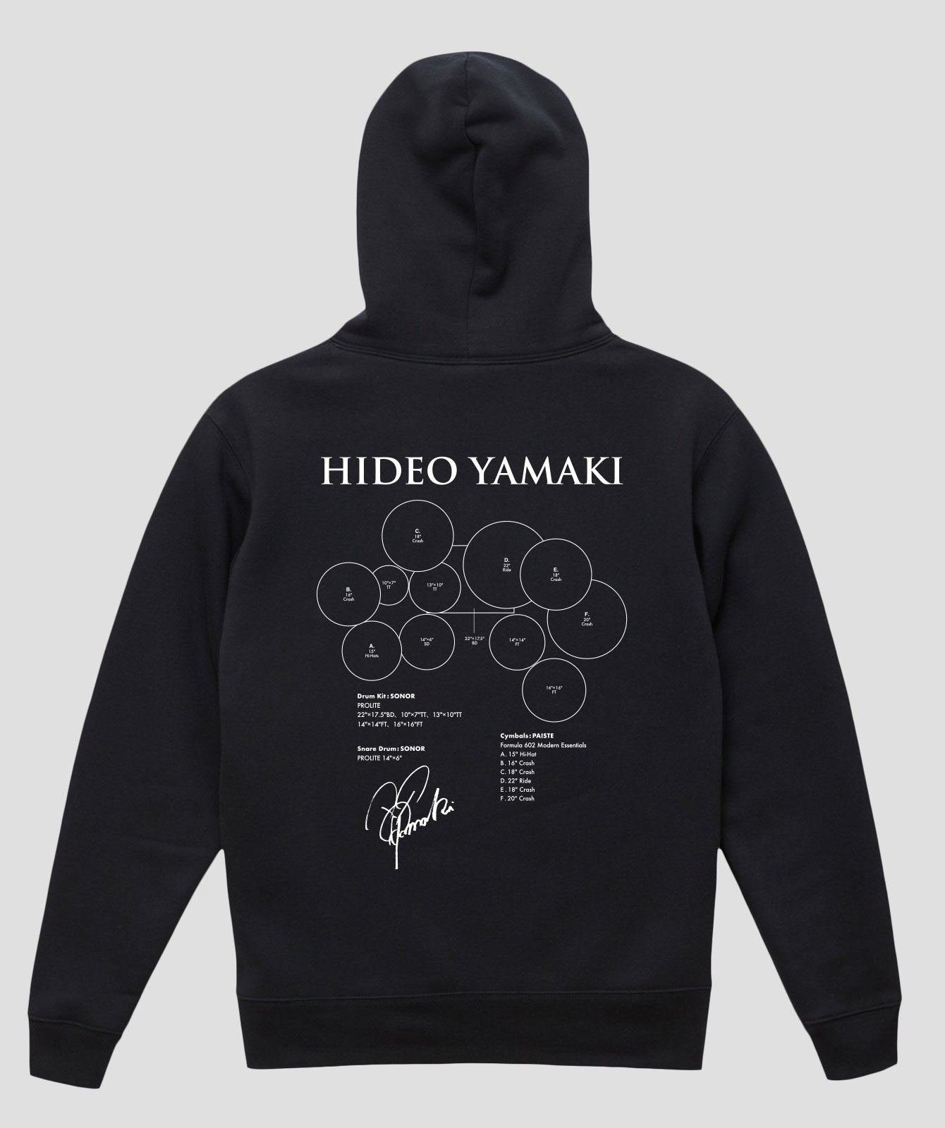 Drummer's Set Up Vol.02 山木 秀夫 “Hoodie”
