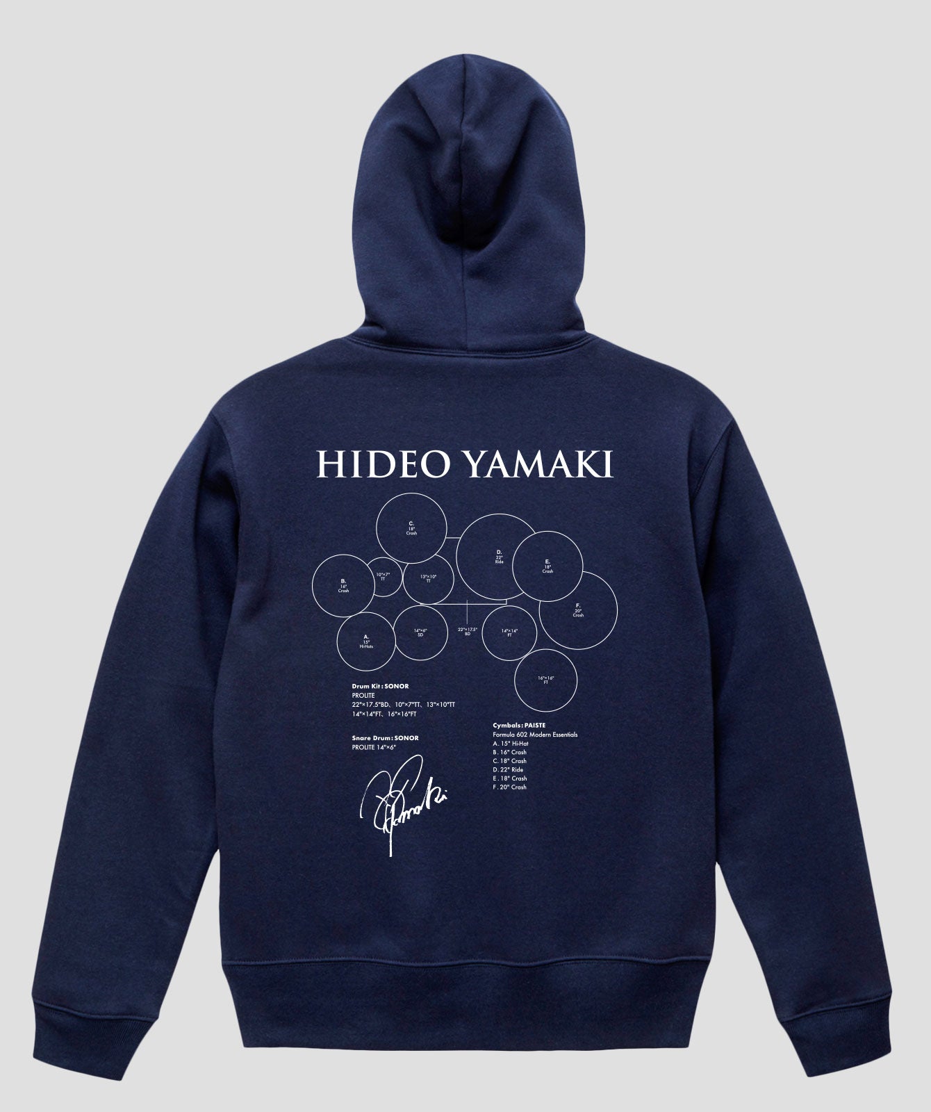 Drummer's Set Up Vol.02 山木 秀夫 “Hoodie”