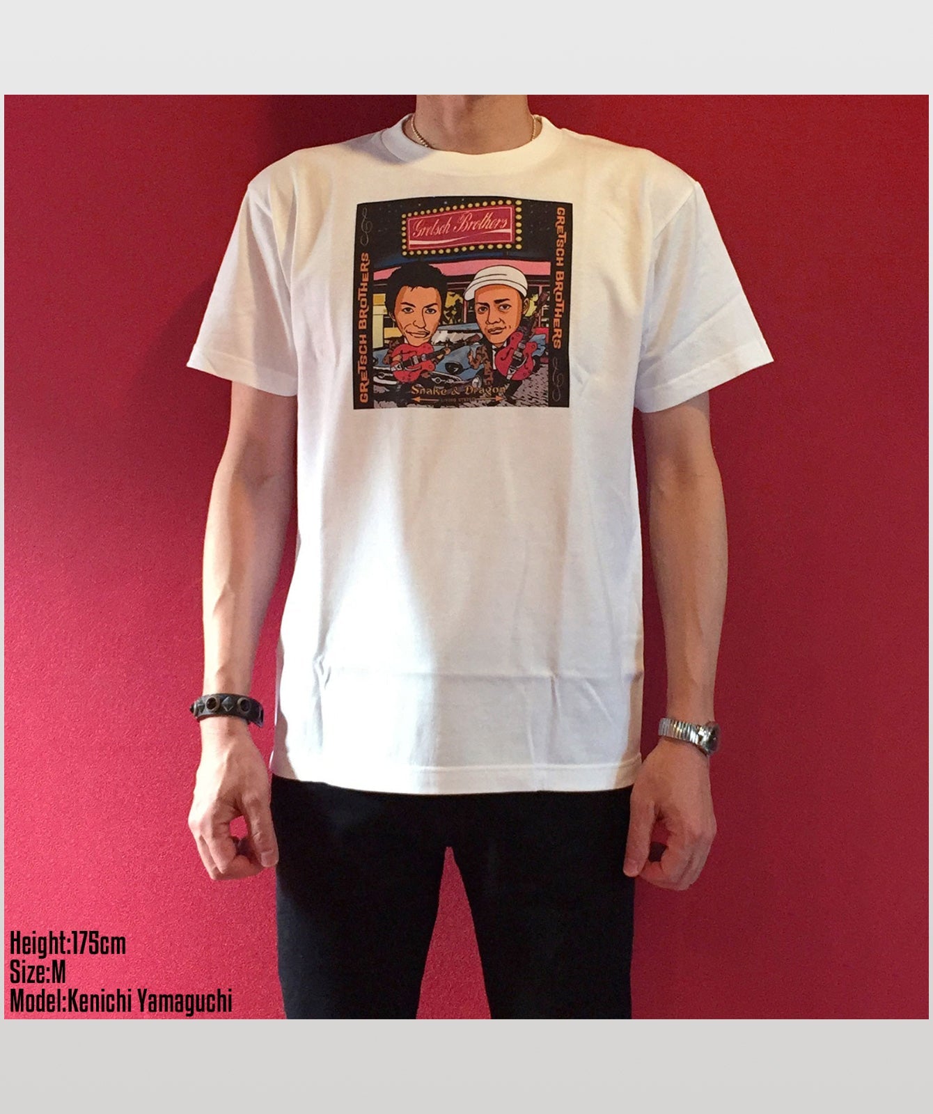 グレッチ・ブラザーズ CDジャケットTシャツ ホワイト