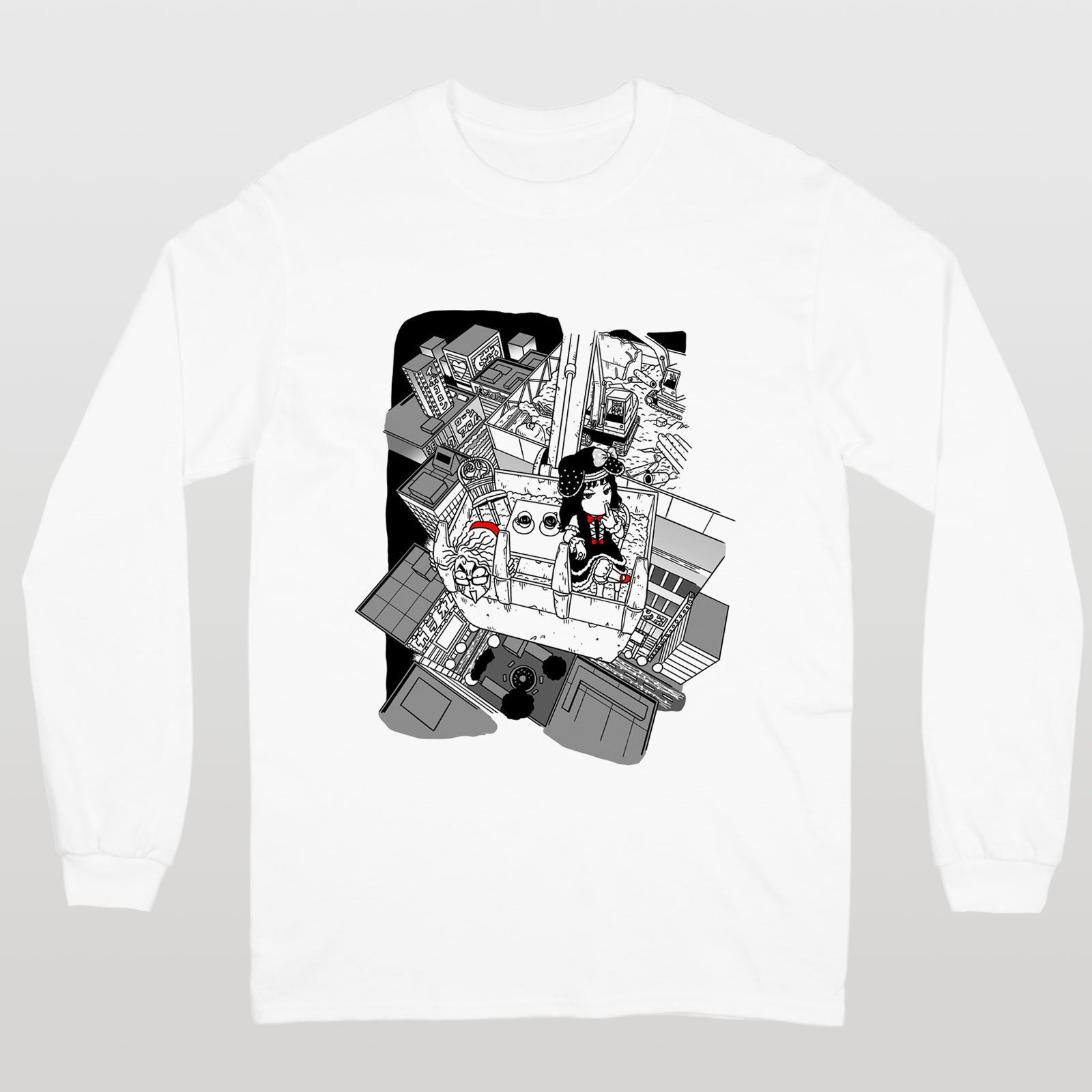 戸川純 戸川純の人生相談~どうしたらいいかな、純ちゃん~』ロングスリーブTシャツ – T-OD(株式会社リットーミュージック T1010001032081)