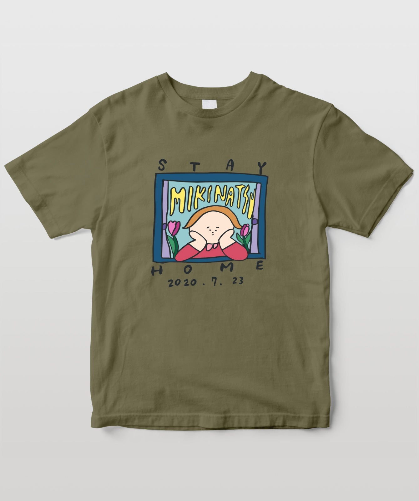 なつみの日(7/23)生配信ライブ みきなつ祭り~第二回~ オリジナルT 四角ver.