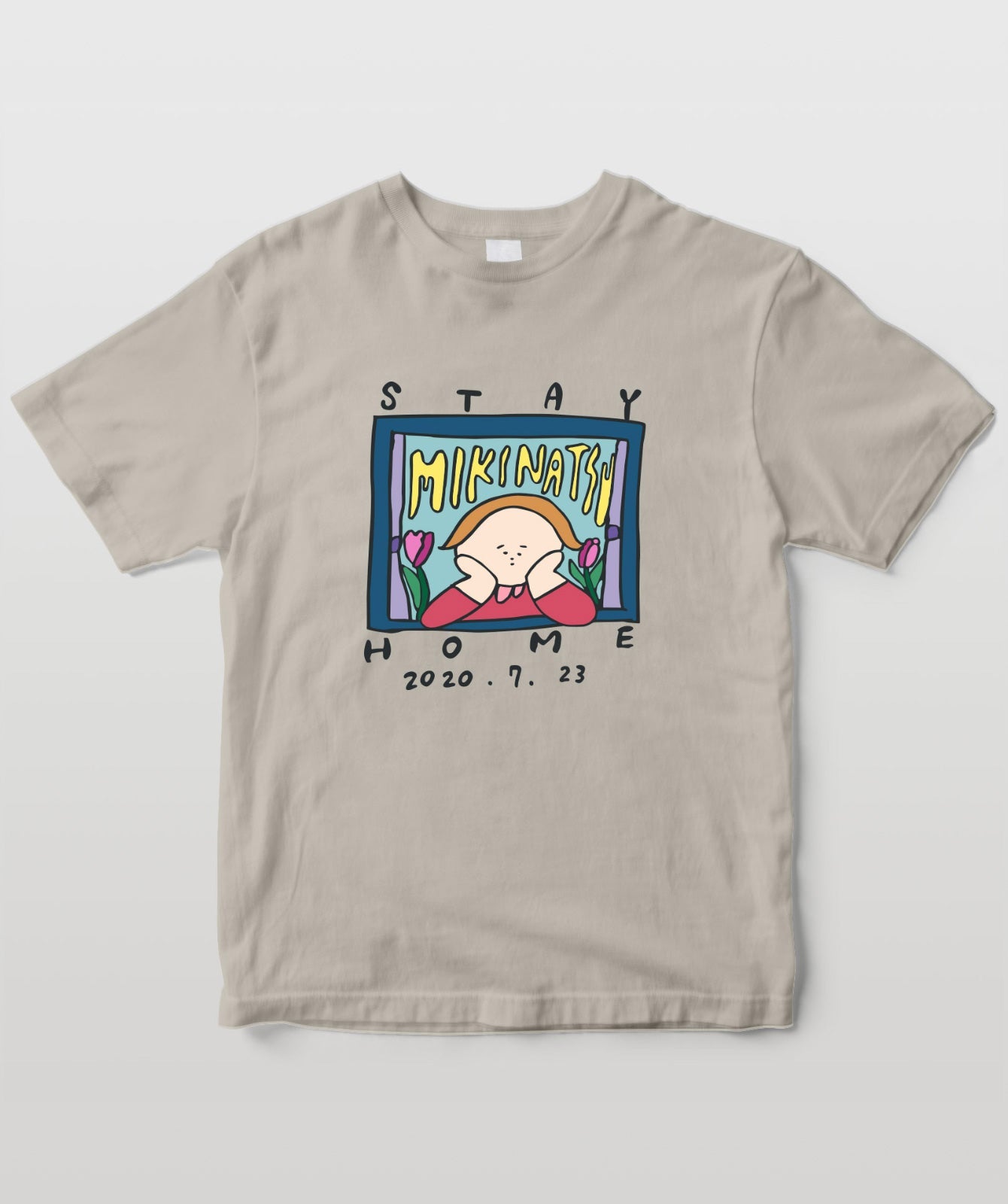 なつみの日(7/23)生配信ライブ みきなつ祭り~第二回~ オリジナルT 四角ver.