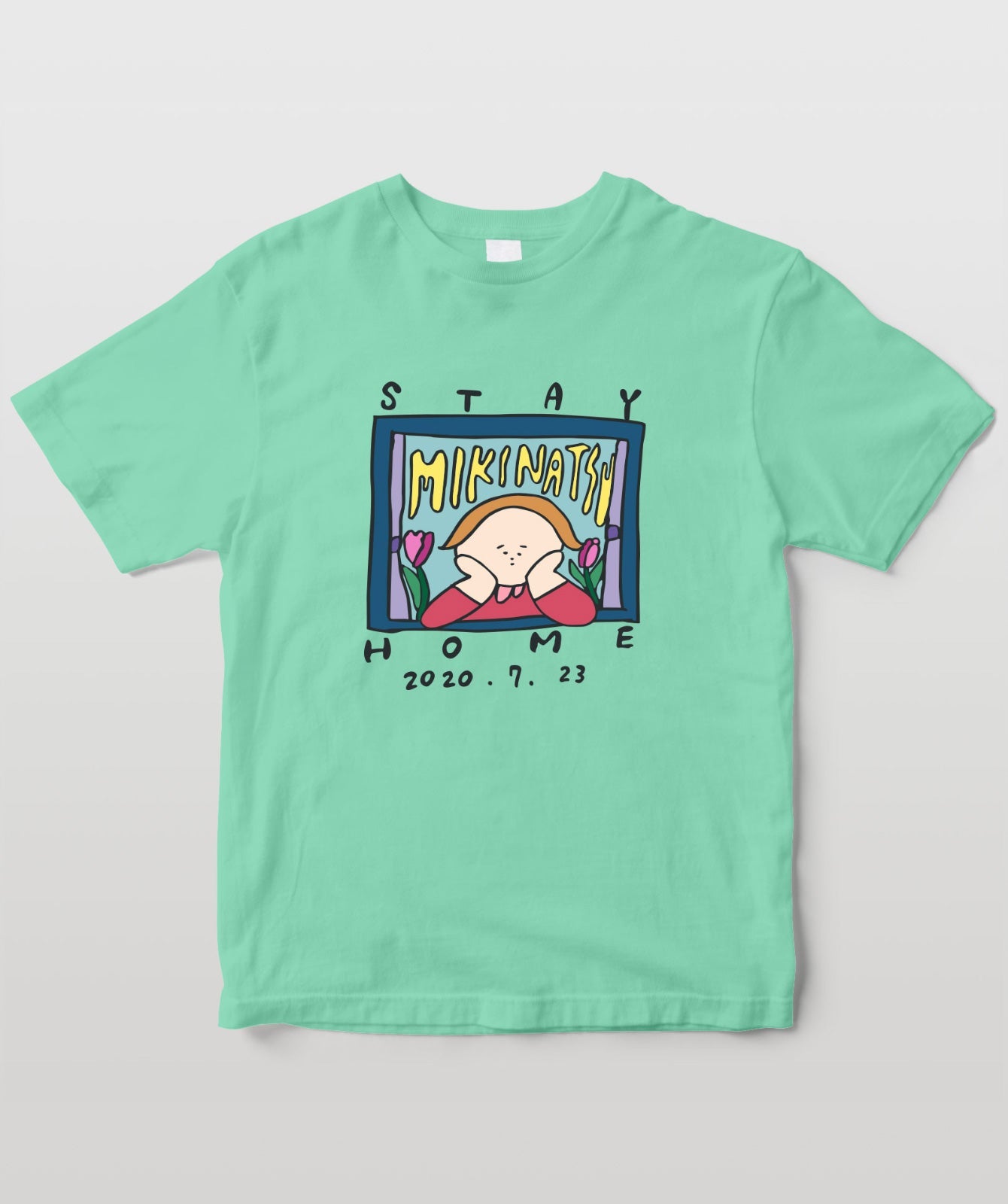 なつみの日(7/23)生配信ライブ みきなつ祭り~第二回~ オリジナルT 四角ver.