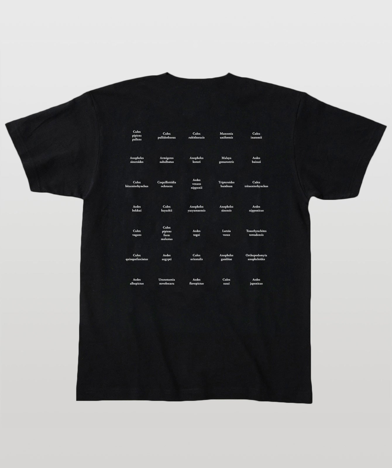 蚊Tシャツ・35匹カラフルバージョン