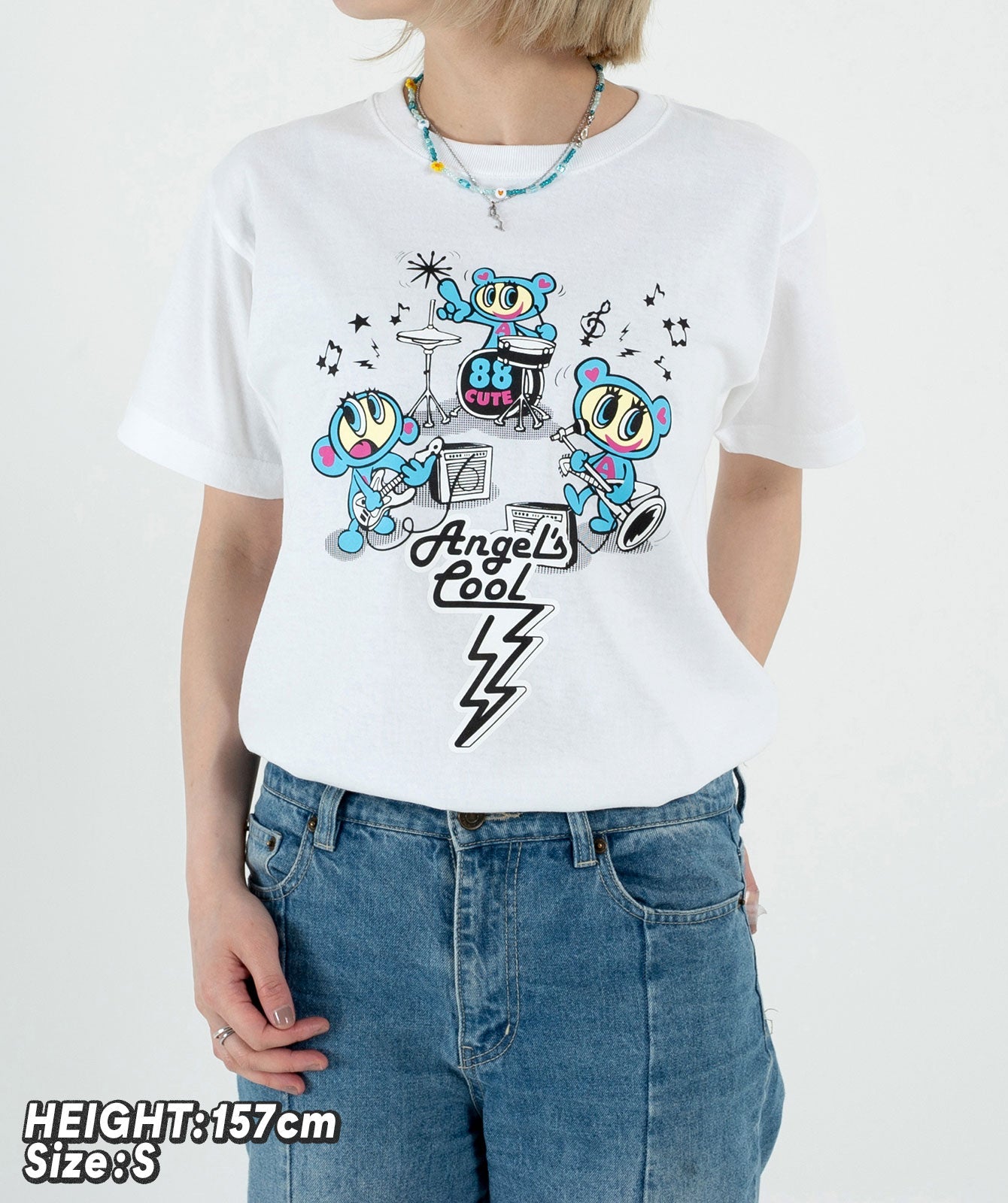【期間限定】エンジェルブルー・ナカムラくん復刻バンドTシャツ(ナカムラくんピック付き)
