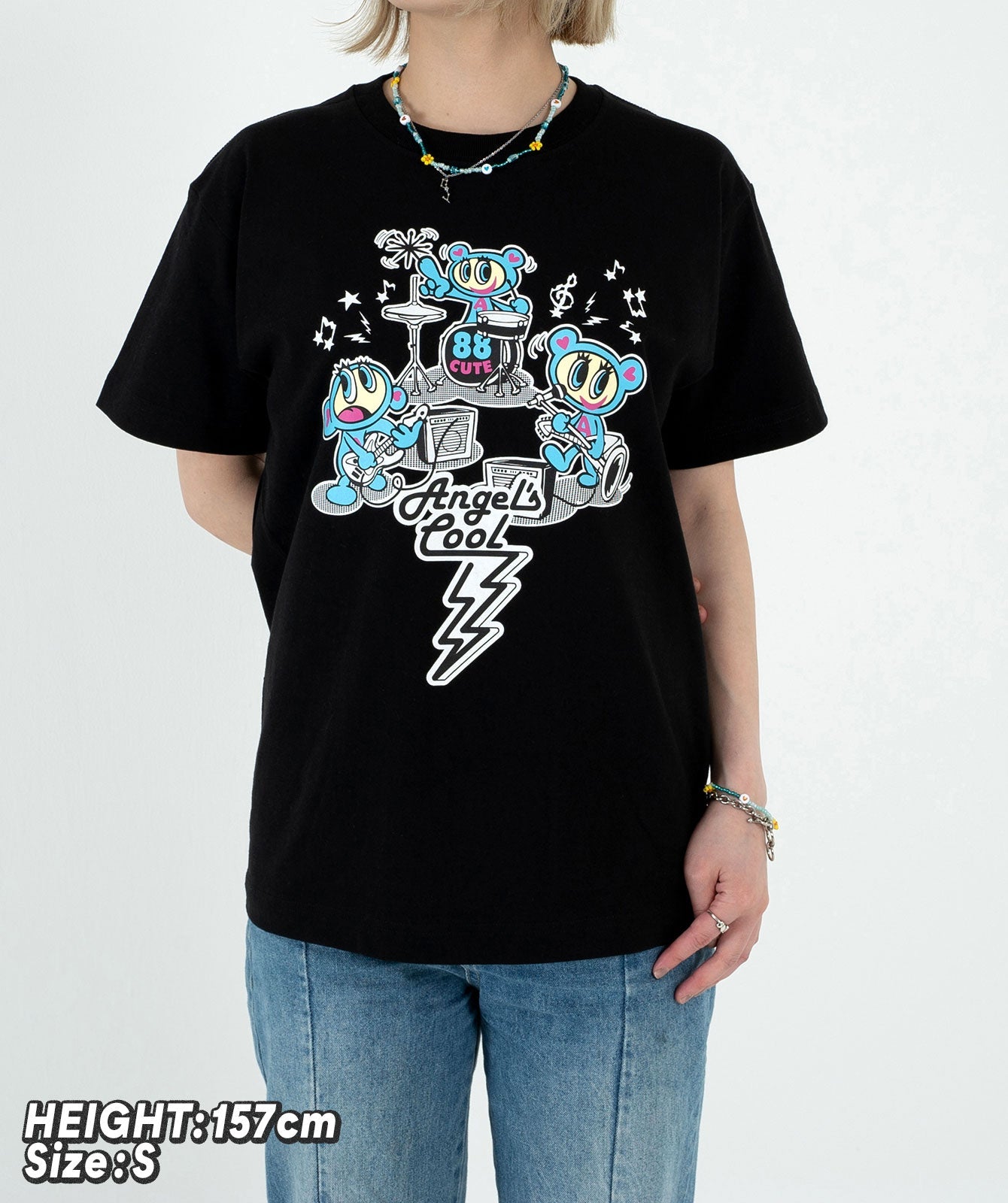 【期間限定】エンジェルブルー・ナカムラくん復刻バンドTシャツ(ナカムラくんピック付き)