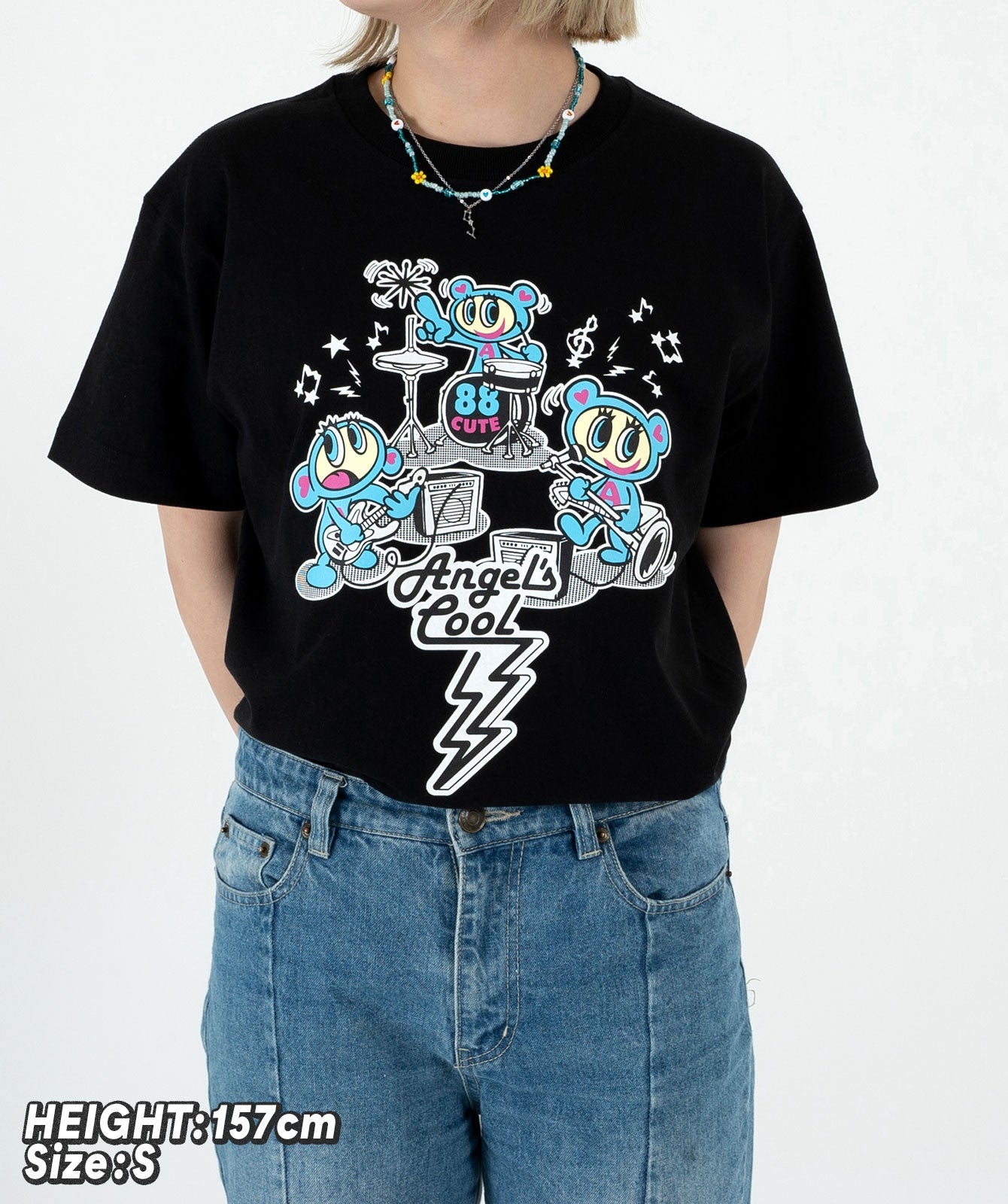 【期間限定】エンジェルブルー・ナカムラくん復刻バンドTシャツ(ナカムラくんピック付き)