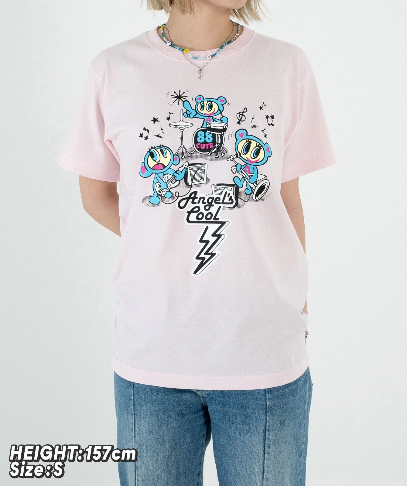 【期間限定】エンジェルブルー・ナカムラくん復刻バンドTシャツ(ナカムラくんピック付き)