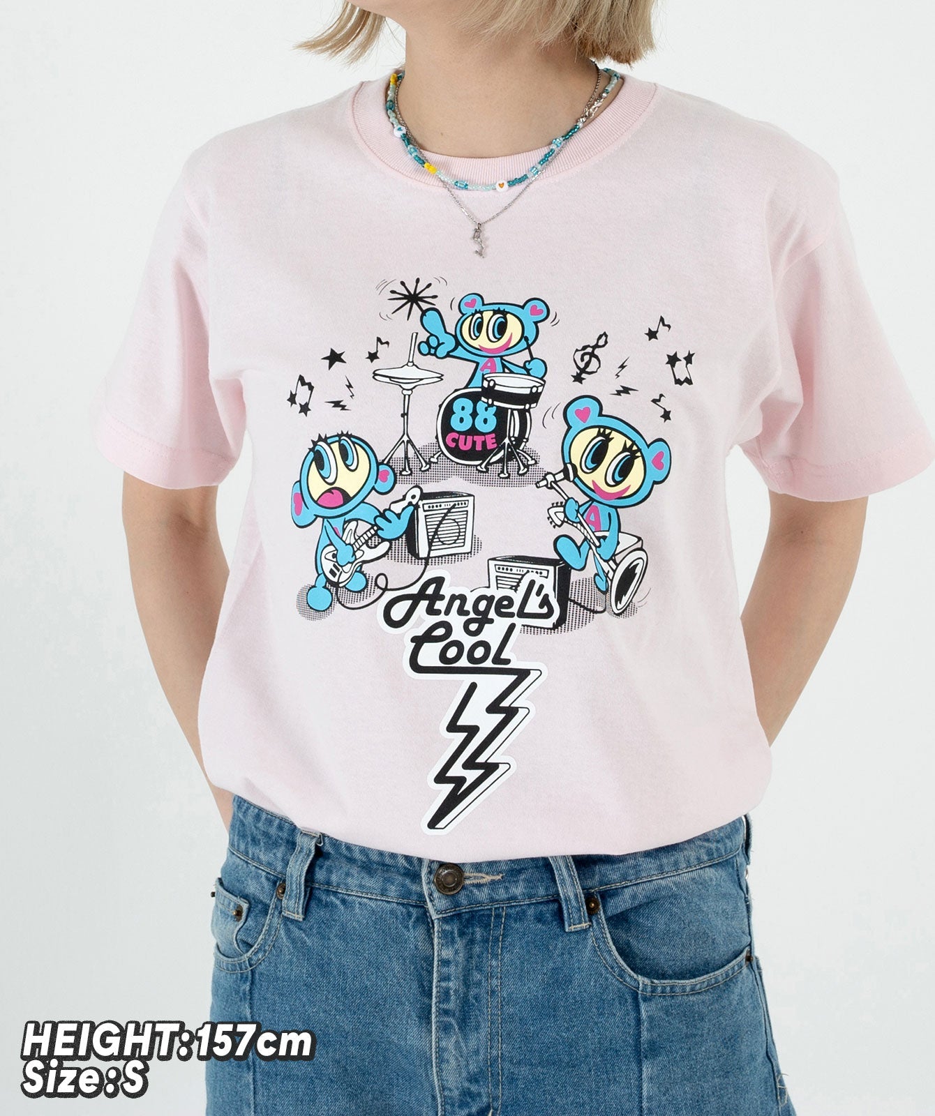 【期間限定】エンジェルブルー・ナカムラくん復刻バンドTシャツ(ナカムラくんピック付き)