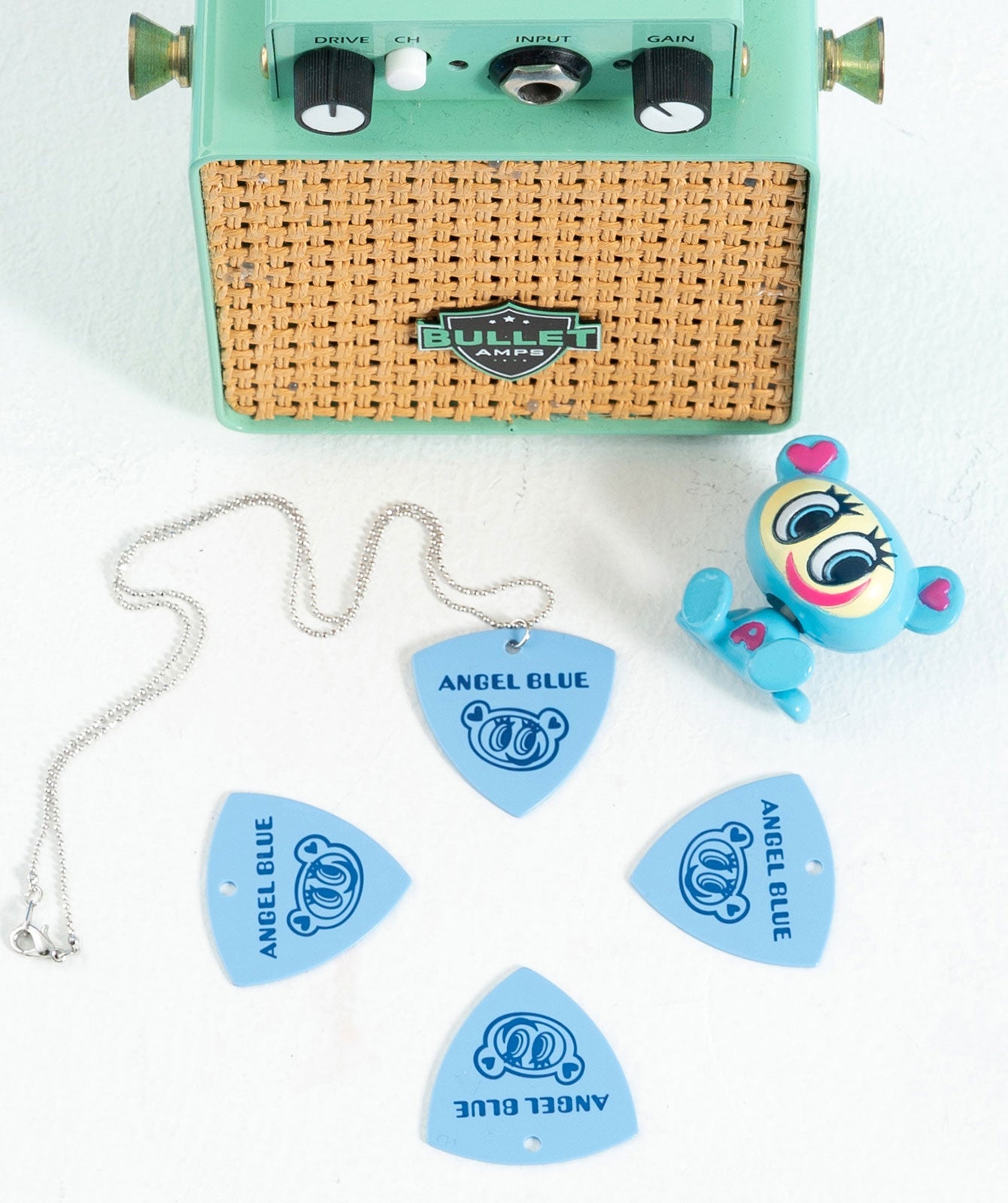 【期間限定】エンジェルブルー・ナカムラくん復刻バンドTシャツ(ナカムラくんピック付き)