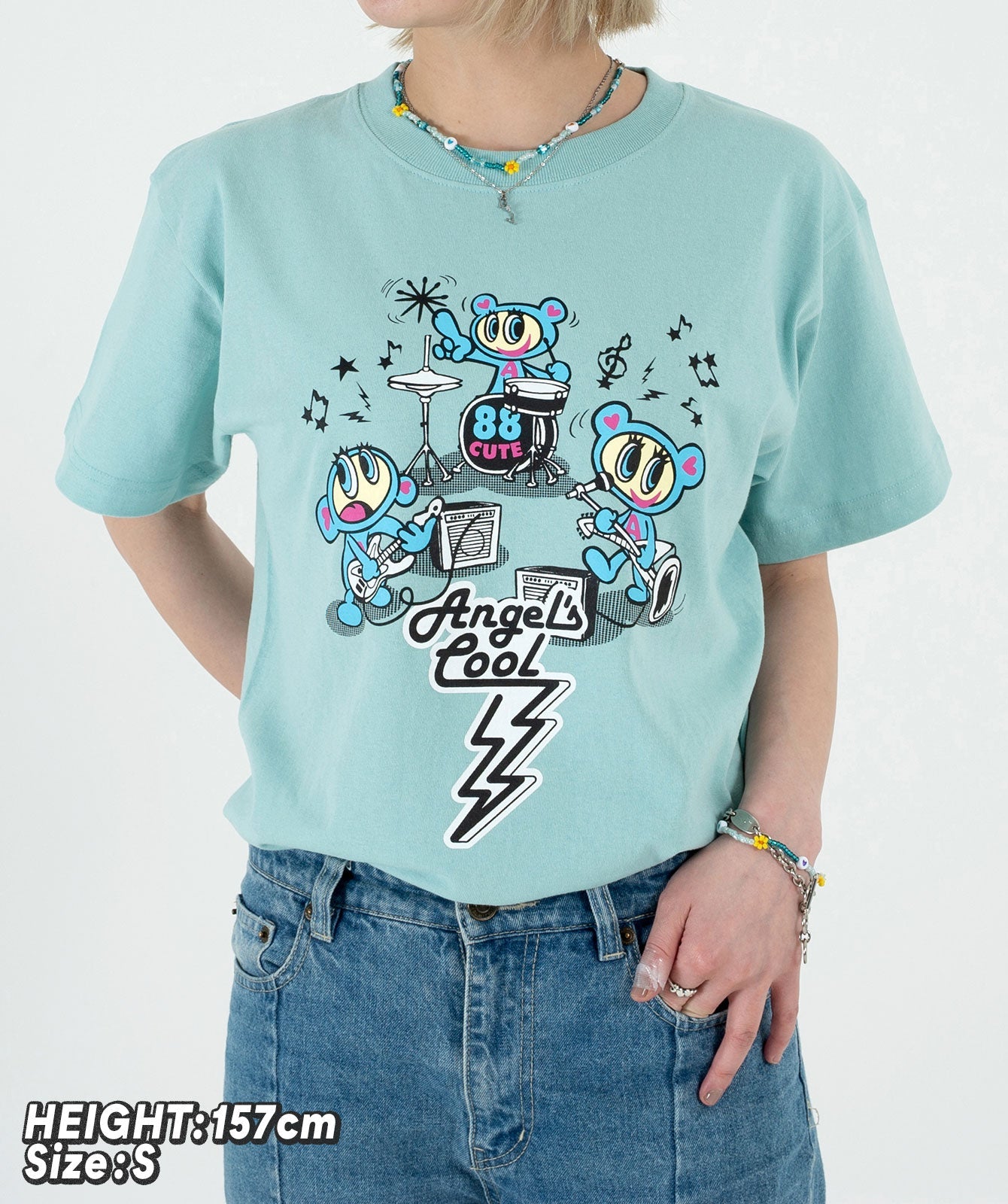 【期間限定】エンジェルブルー・ナカムラくん復刻バンドTシャツ(ナカムラくんピック付き)