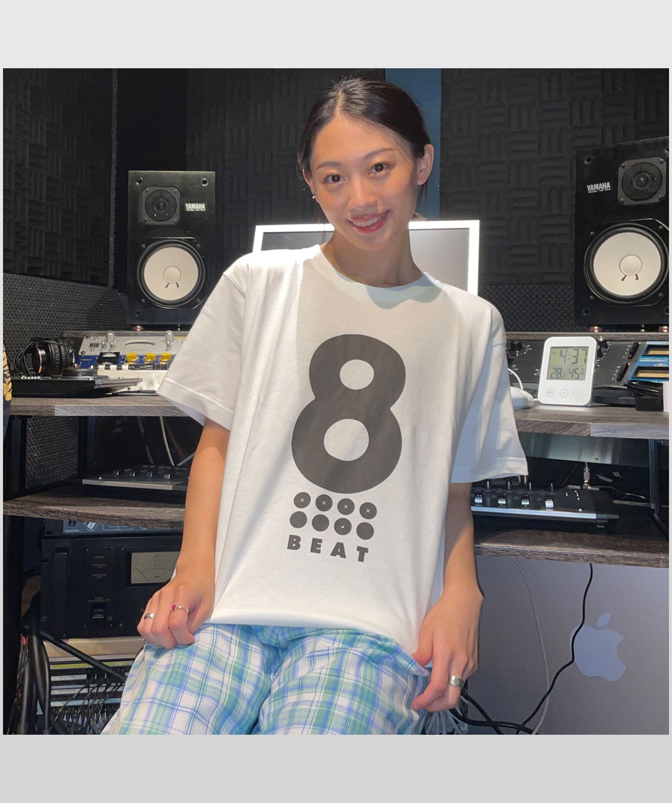 リズム・パターン Tシャツ “8 Beat”