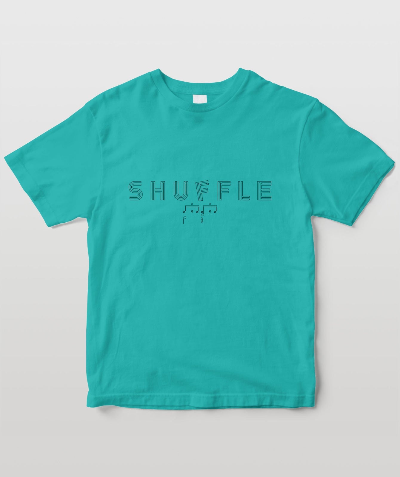 リズム・パターン Tシャツ “Shuffle”