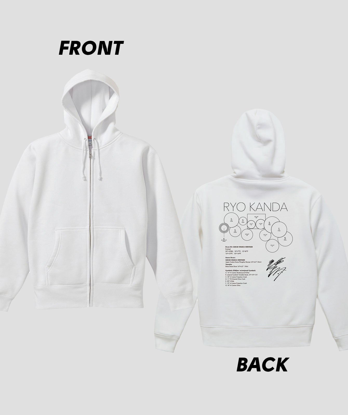 Drummer's Set Up Vol.08 神田 リョウ “Hoodie”